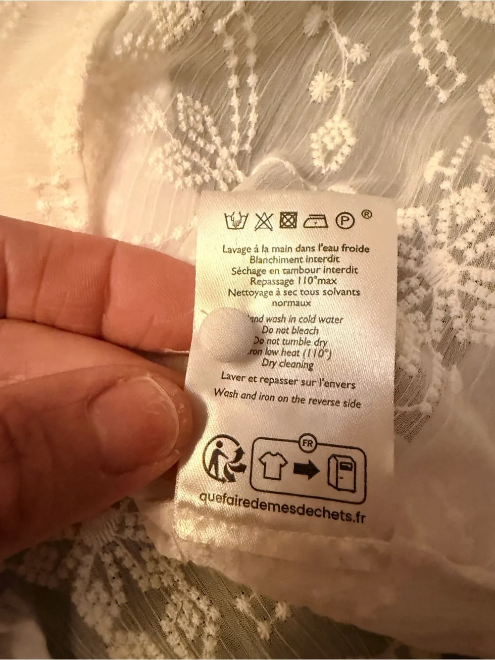 NWT - Sezane Valentine blouse - size 38 or US 6 - Picture 12 of 13